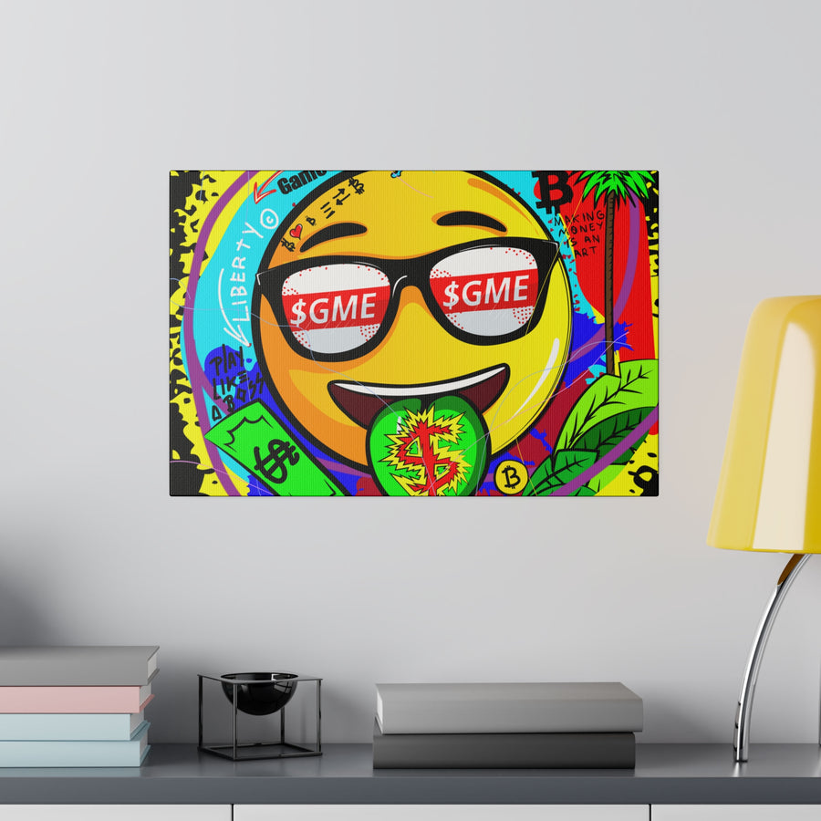 $GME Stop Hustle Canvas Print