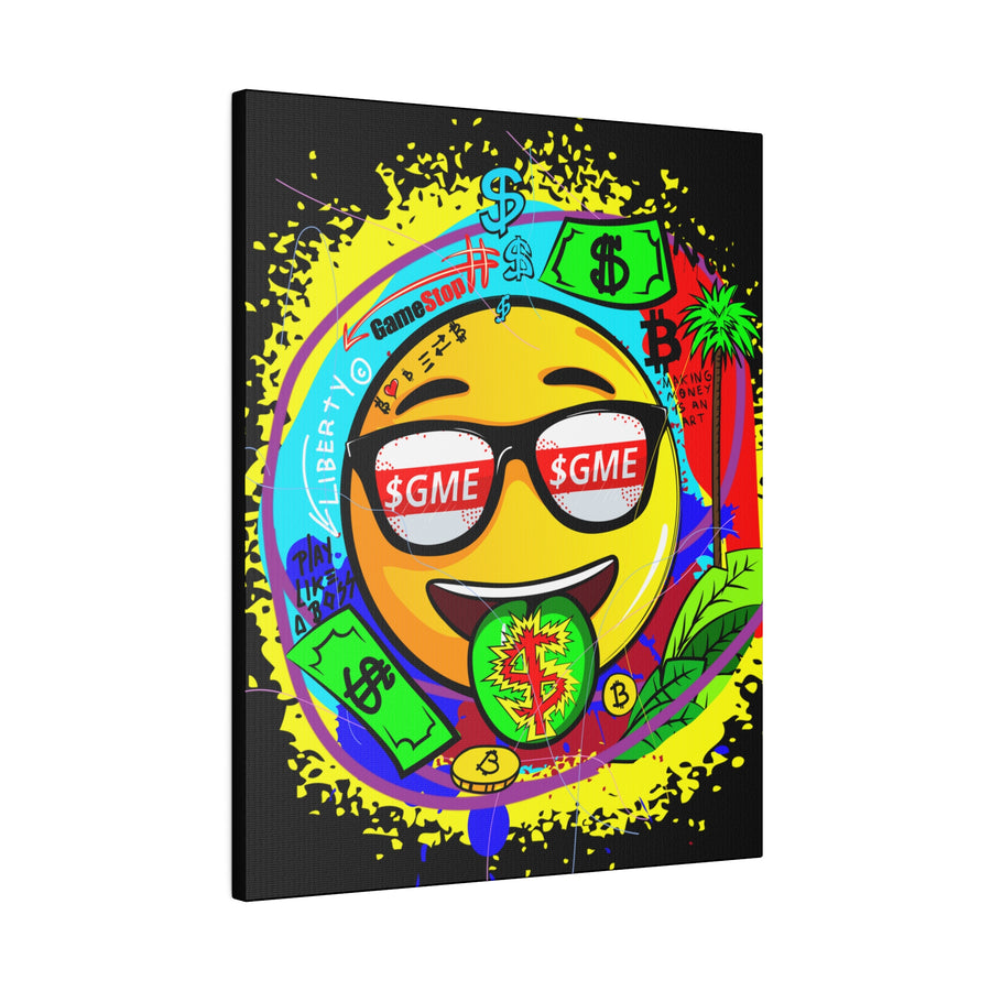 $GME Stop Hustle Canvas Print