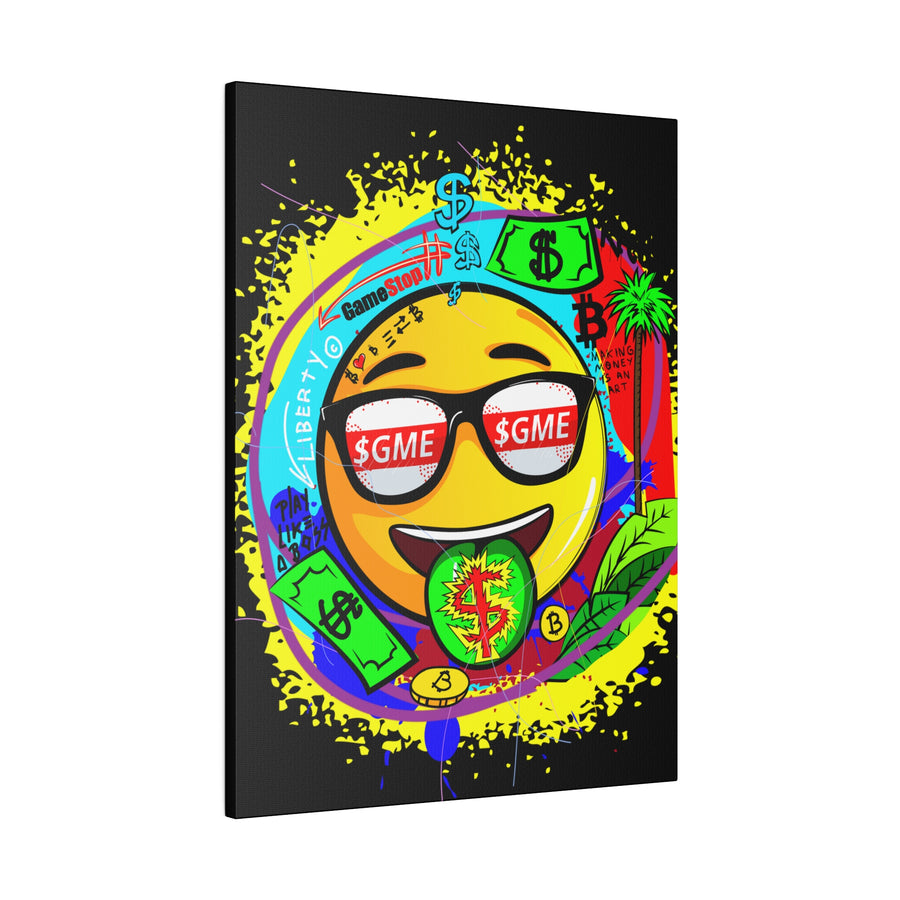 $GME Stop Hustle Canvas Print