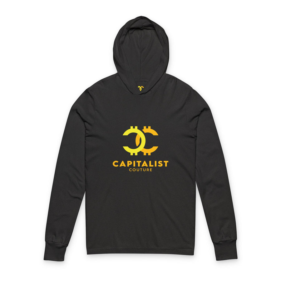 Capitalist Couture Unisex Hooded Long Sleeve Tee - Stylish and Comfortable Wear for Entrepreneurs